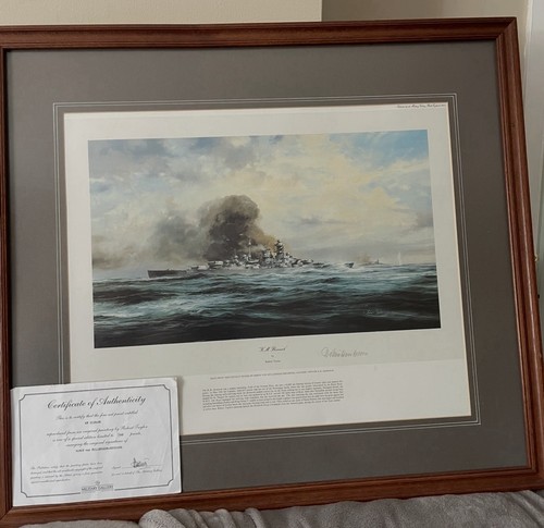 Robert taylor framed warship - robert,