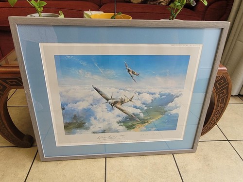 Signed spitfire print - spitfire, by