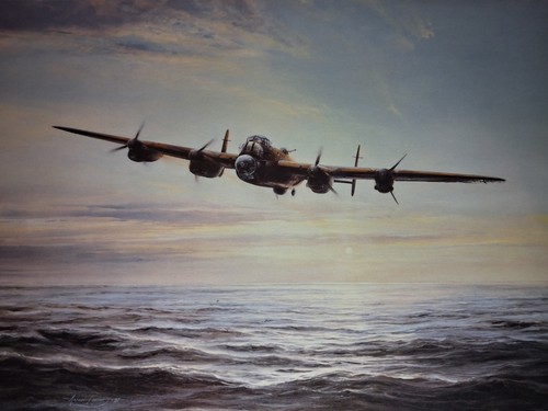 Limping home original print - original,